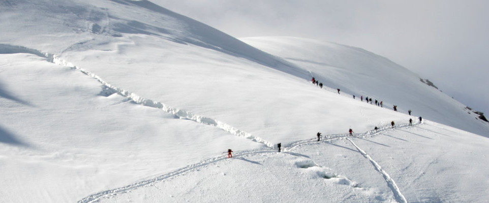 Sci alpinismo a dal Rifugio Casati